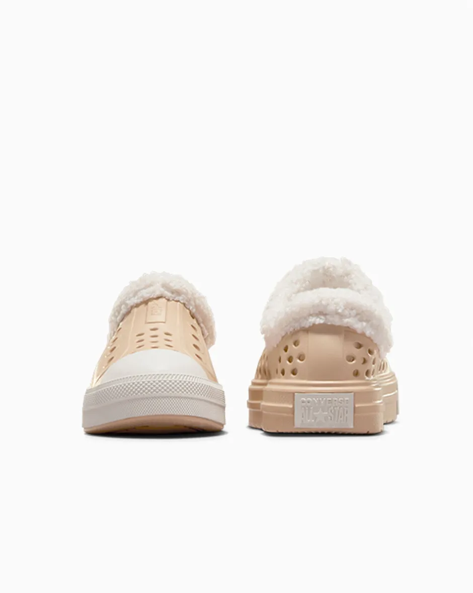 Converse Ragazzo|Ragazza<Chuck Taylor All Star Play Lite CX Sherpa Easy-On Warm Quarry/Egret/Egret