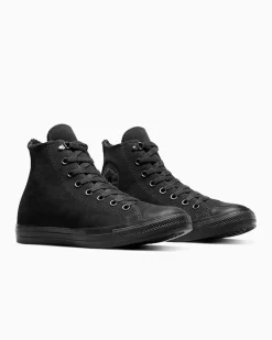 Converse Modelli Alti|Modelli Alti<Chuck Taylor All Star Suede & Faux Fur Nero/Nero/Nero