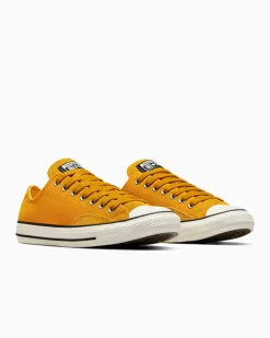 Converse Modelli Bassi|Modelli Bassi<Chuck Taylor All Star Suede Oro girasole/Bianco/Nero