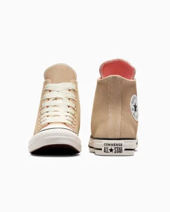 Converse Modelli Alti|Chuck Taylor All Star<Chuck Taylor All Star Suede Grigio calda/Rosa Illist/Egret