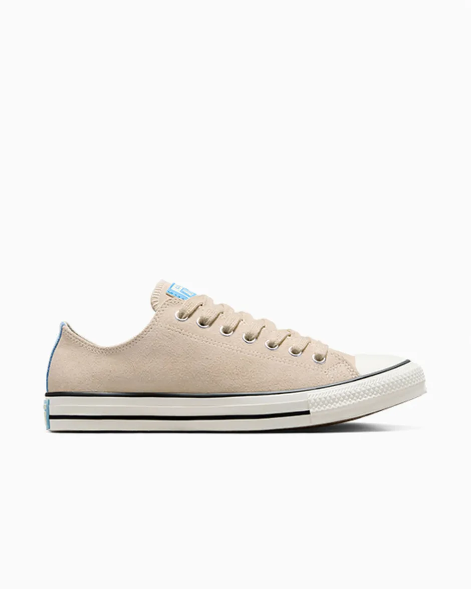 Converse Modelli Bassi<Chuck Taylor All Star Suede Avorio naturale/Egret/Celeste