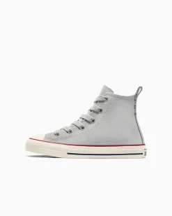 Converse Bambini (Età 4-8 Anni)|Ragazzo<Chuck Taylor All Star Suede Area grigia/Egret/Blu oltremare
