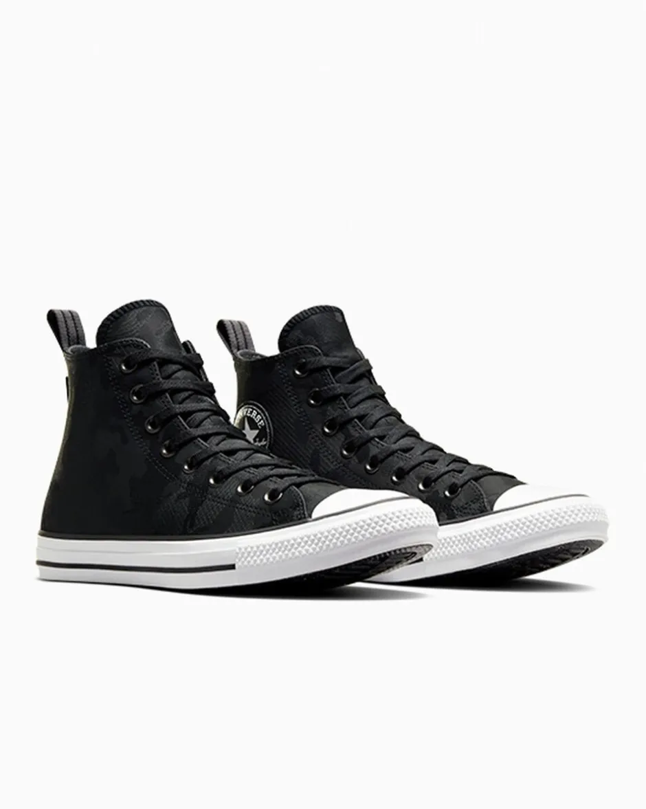 Converse Modelli Alti|Modelli Alti<Chuck Taylor All Star TecTuff Waterproof Camo Nero/Materia scura/Bianco