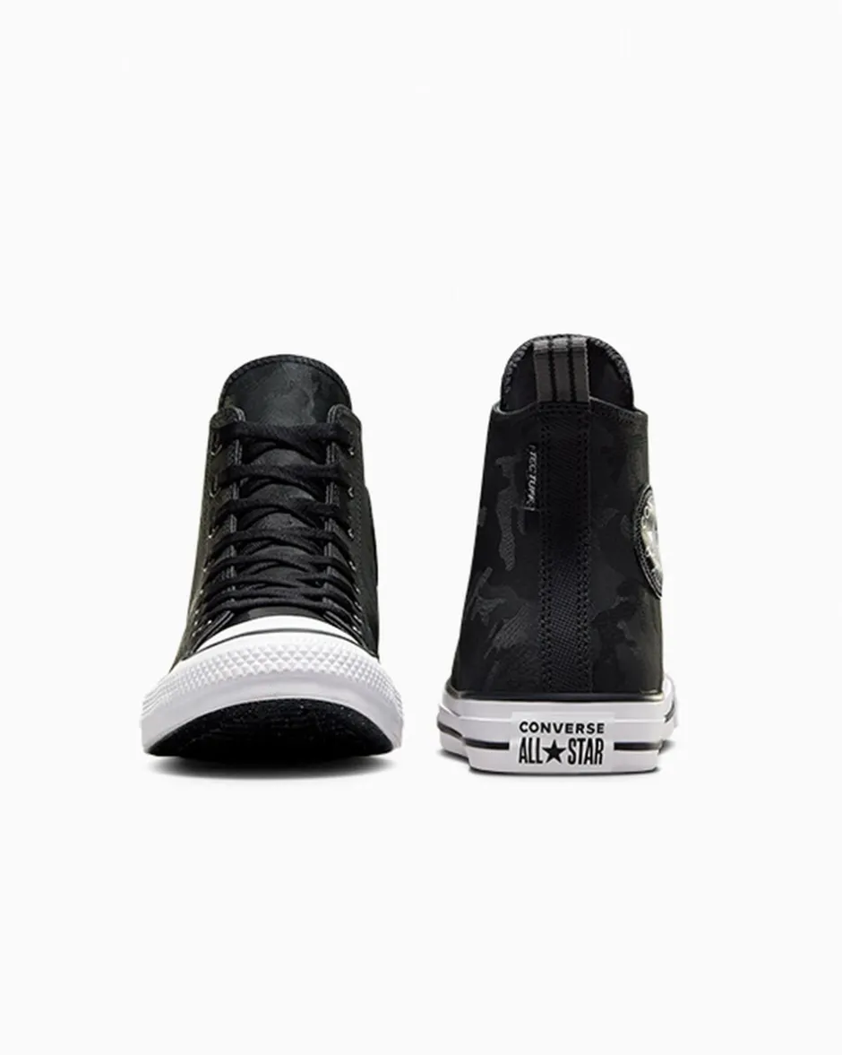 Converse Modelli Alti|Modelli Alti<Chuck Taylor All Star TecTuff Waterproof Camo Nero/Materia scura/Bianco