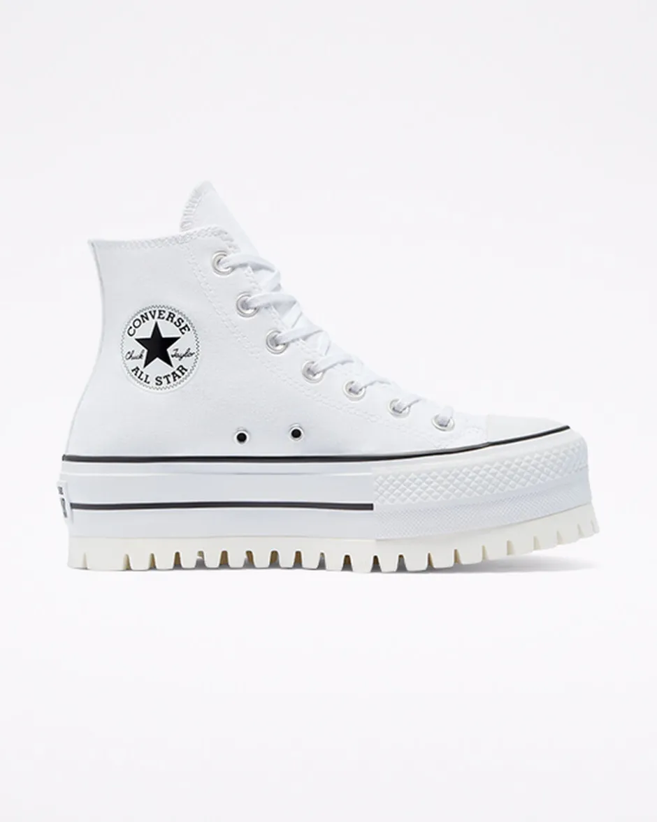 Converse Modelli Alti|Modelli Con Platform<Chuck Taylor All Star Trek Bianco Bianco Trek