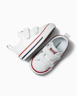 Converse Neonati E Bimbi Piccoli (Età 0-4 Anni)|Bambini (Età 4-8 Anni)<Chuck Taylor All Star 2V Leather - Bimbi piccoli Bianco