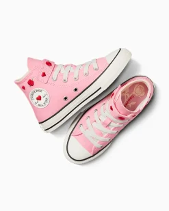 Converse Ragazza|Bambini (Età 4-8 Anni)<Chuck Taylor All Star Valentine's Day Easy On Jellyfish Jitter chiaro/Rosso/Egret