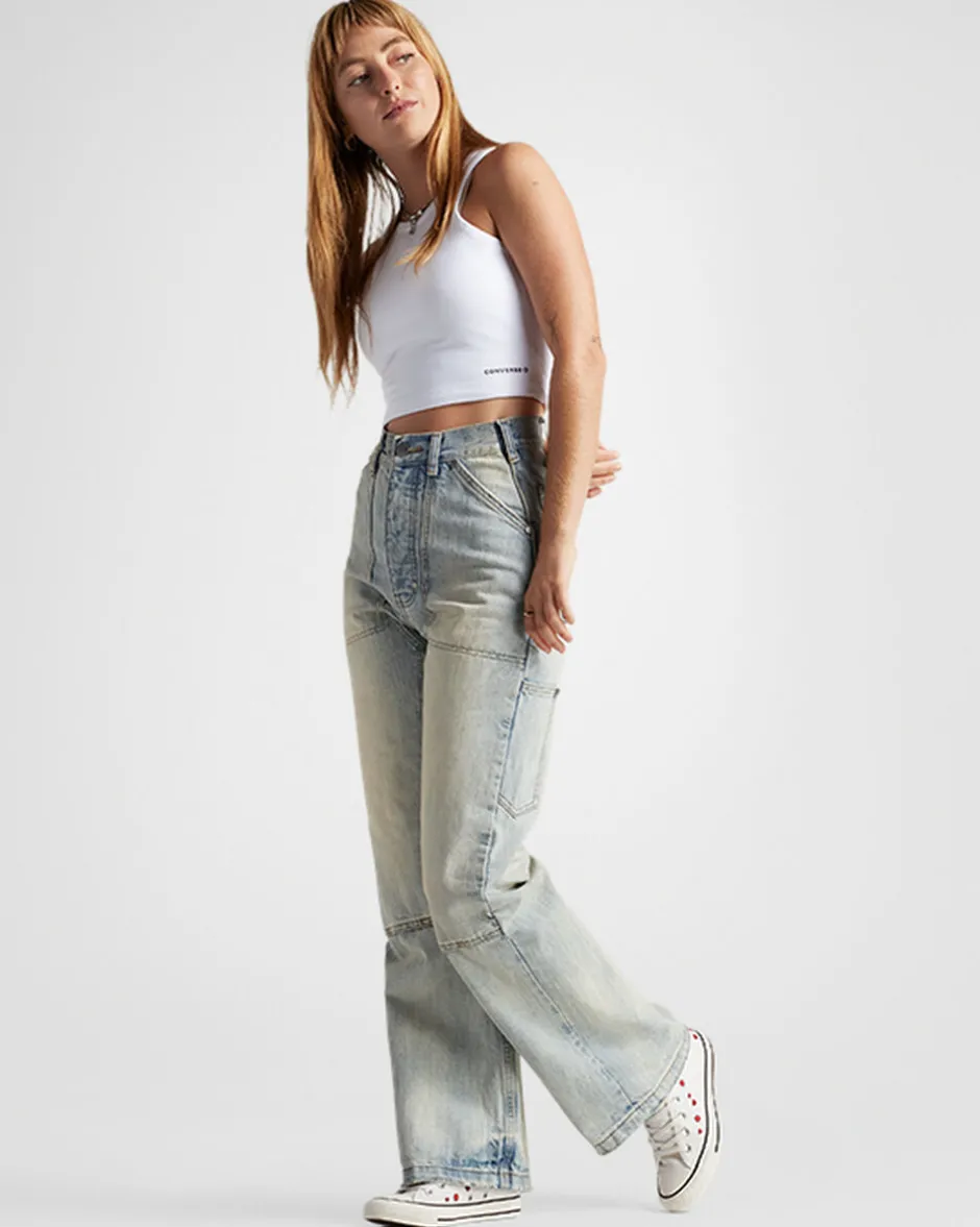 Converse Modelli Alti<Chuck Taylor All Star Valentine's Day Bianco vintage/Rosso/Egret