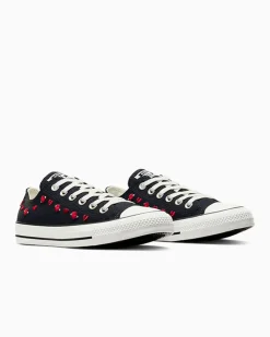 Converse Modelli Bassi<Chuck Taylor All Star Valentine's Day Nero/Rosso/Egret