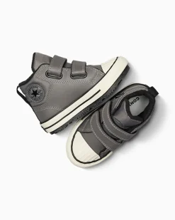 Converse Neonati E Bimbi Piccoli (Età 0-4 Anni)|Ragazzo<Chuck Taylor All Star Water-Repellent Berkshire Easy-On Boot Pelle di squalo/Nero/Egret