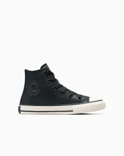 Converse Bambini (Età 4-8 Anni)|Ragazzo<Chuck Taylor All Star Water-Repellent Leather Foreste oscure/Nero/Egret