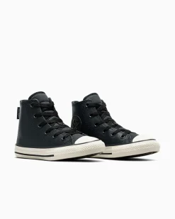 Converse Bambini (Età 4-8 Anni)|Ragazzo<Chuck Taylor All Star Water-Repellent Leather Foreste oscure/Nero/Egret
