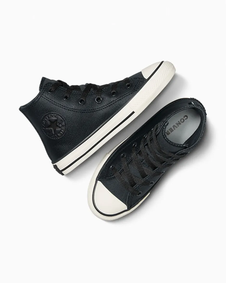 Converse Bambini (Età 4-8 Anni)|Ragazzo<Chuck Taylor All Star Water-Repellent Leather Foreste oscure/Nero/Egret