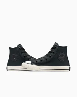 Converse Bambini (Età 4-8 Anni)|Ragazzo<Chuck Taylor All Star Water-Repellent Leather Foreste oscure/Nero/Egret