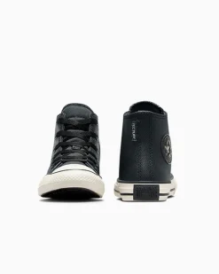 Converse Bambini (Età 4-8 Anni)|Ragazzo<Chuck Taylor All Star Water-Repellent Leather Foreste oscure/Nero/Egret