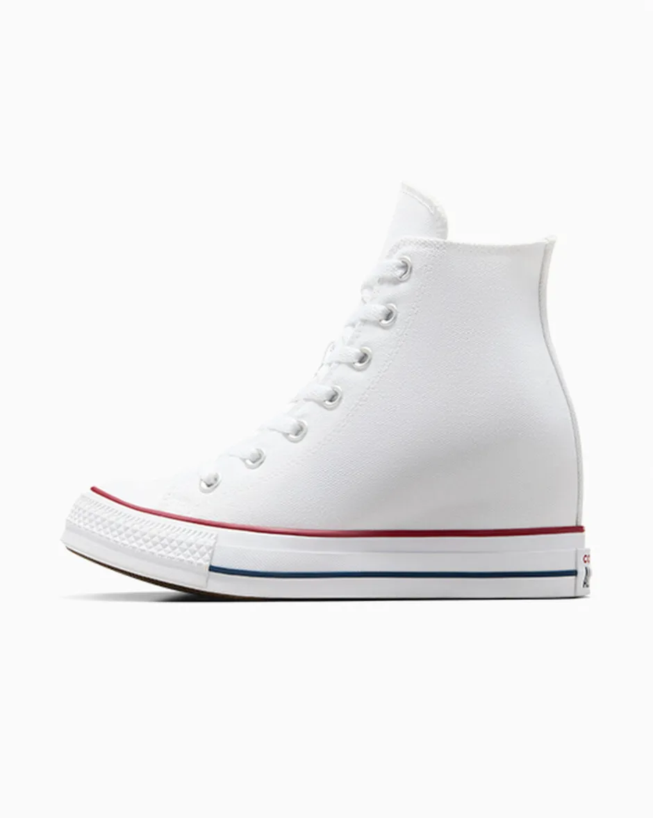 Converse Modelli Alti|Modelli Con Platform<Chuck Taylor All Star Wedge Platform Bianco/Rosso/Navy
