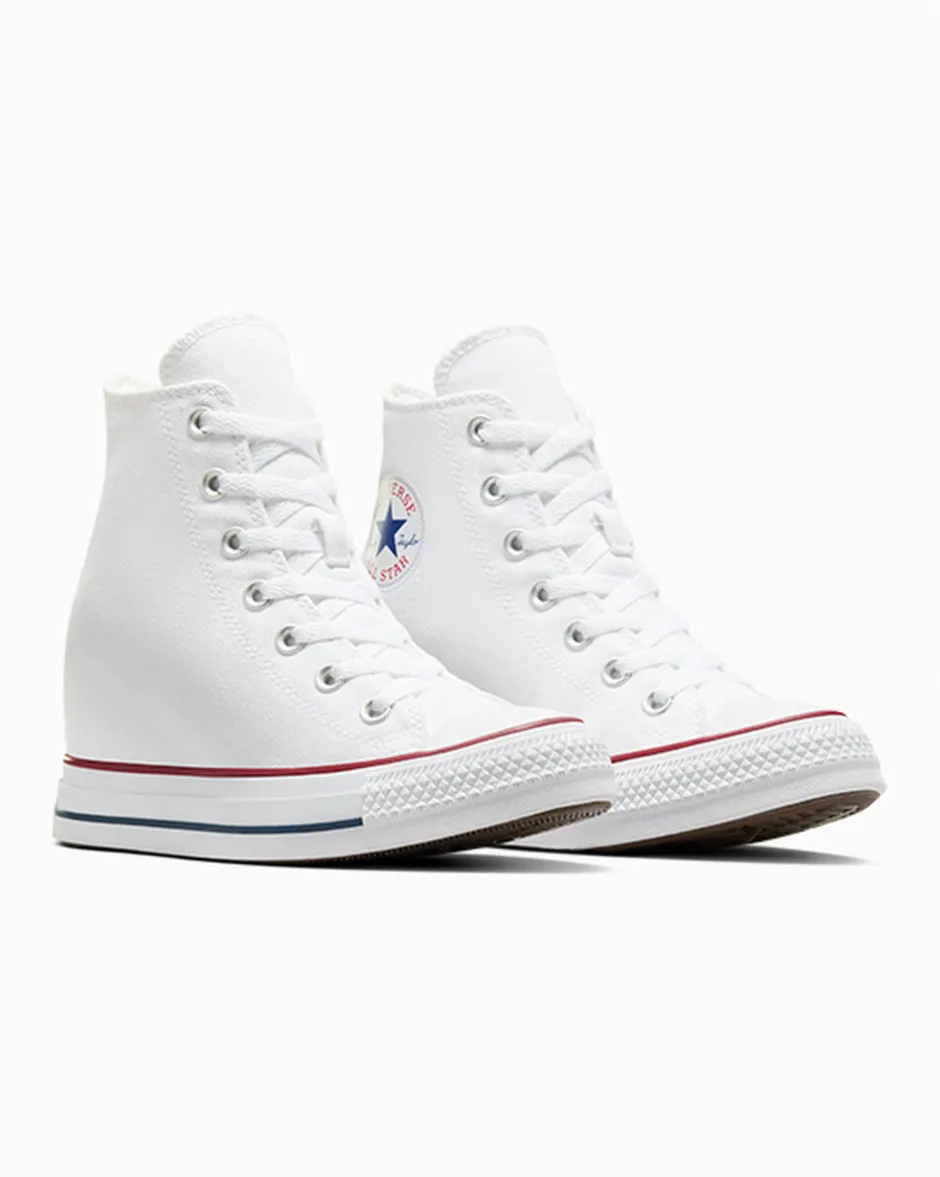 Converse Modelli Alti|Modelli Con Platform<Chuck Taylor All Star Wedge Platform Bianco/Rosso/Navy