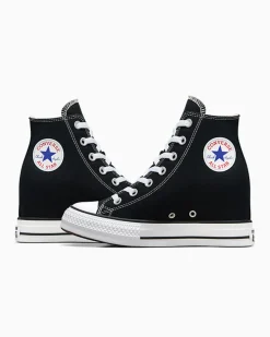 Converse Modelli Alti|Modelli Con Platform<Chuck Taylor All Star Wedge Platform Nero/Rosso/Navy