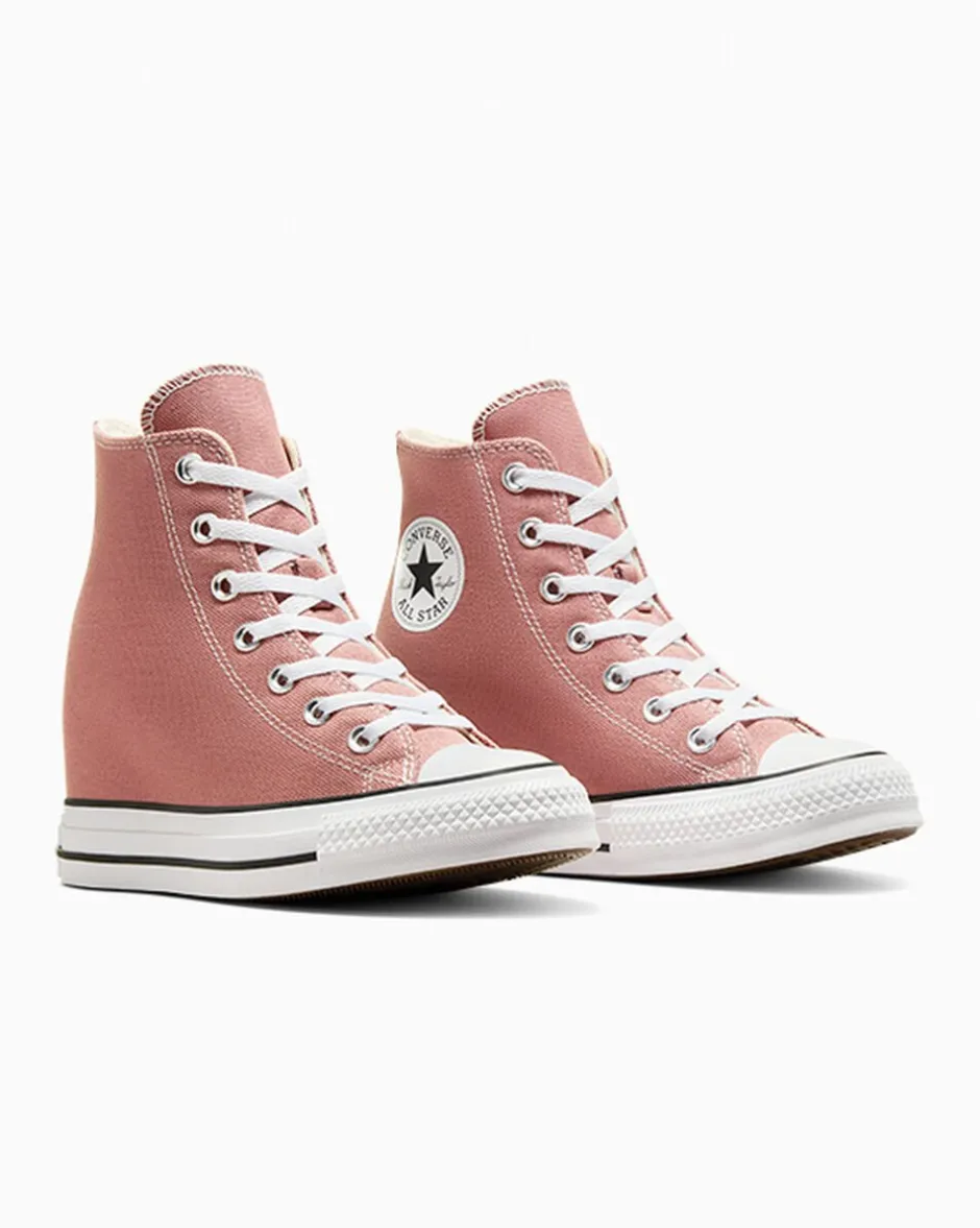 Converse Modelli Alti|Modelli Bassi<Chuck Taylor All Star Wedge Platform red