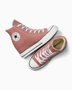 Converse Modelli Alti|Modelli Bassi<Chuck Taylor All Star Wedge Platform red