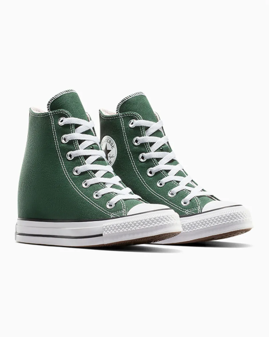Converse Modelli Alti|Modelli Con Platform<Chuck Taylor All Star Wedge Platform Verde invidia/Bianco/Nero