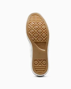 Converse Modelli Bassi|Calzata Larga<Chuck Taylor All Star Wide Leather & Suede Argilla calda/Egret/Nero