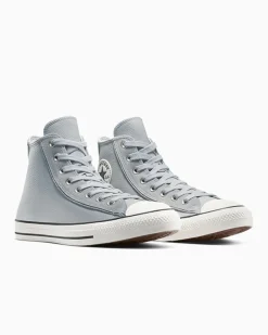 Converse Modelli Alti|Modelli Bassi<Chuck Taylor All Star Wide Leather & Suede off white