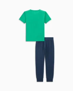 Converse Maglie E T-Shirt|Maglie E T-Shirt<Chuck Taylor Patch Tee and Jogger Set Converse navy