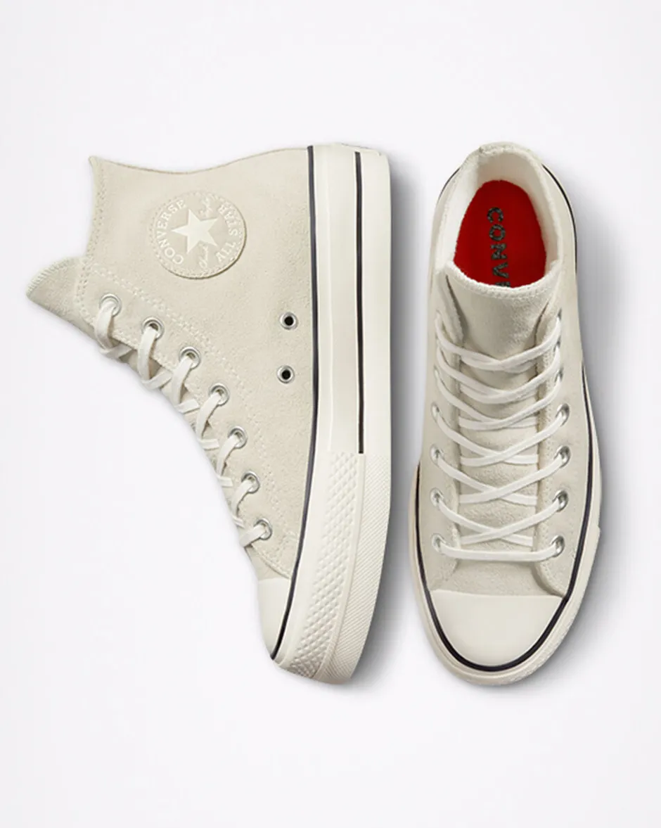 Converse Modelli Alti|Modelli Con Platform<Cold Fusion Platform Chuck Taylor All Star Egret/Nero/Egret