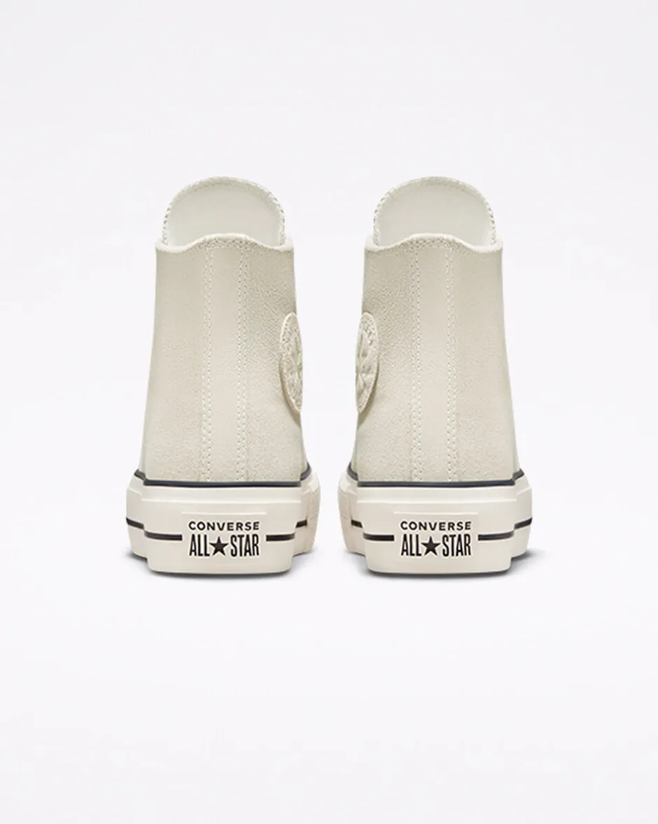 Converse Modelli Alti|Modelli Con Platform<Cold Fusion Platform Chuck Taylor All Star Egret/Nero/Egret