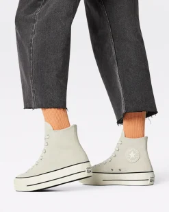 Converse Modelli Alti|Modelli Con Platform<Cold Fusion Platform Chuck Taylor All Star Egret/Nero/Egret