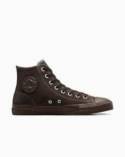 Converse Modelli Alti<CONS Chuck Taylor All Star Pro Suede Caffè fresco/Marrone/Caffè fresco