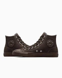 Converse Modelli Alti<CONS Chuck Taylor All Star Pro Suede Caffè fresco/Marrone/Caffè fresco