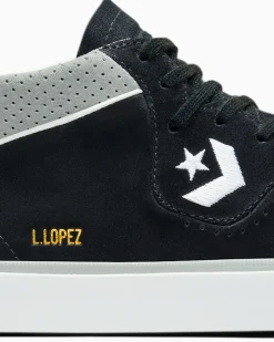 Converse Modelli Bassi<CONS Louie Lopez Pro Nero/Ash Stone/Bianco
