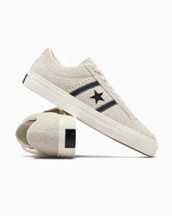 Converse Modelli Bassi|One Star<CONS One Star Academy Pro Suede Egret/Nero/Egret