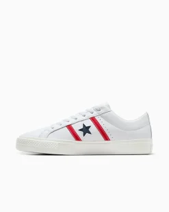 Converse Modelli Bassi|One Star<CONS One Star Academy Pro Leather Bianco/Rosso/Blu
