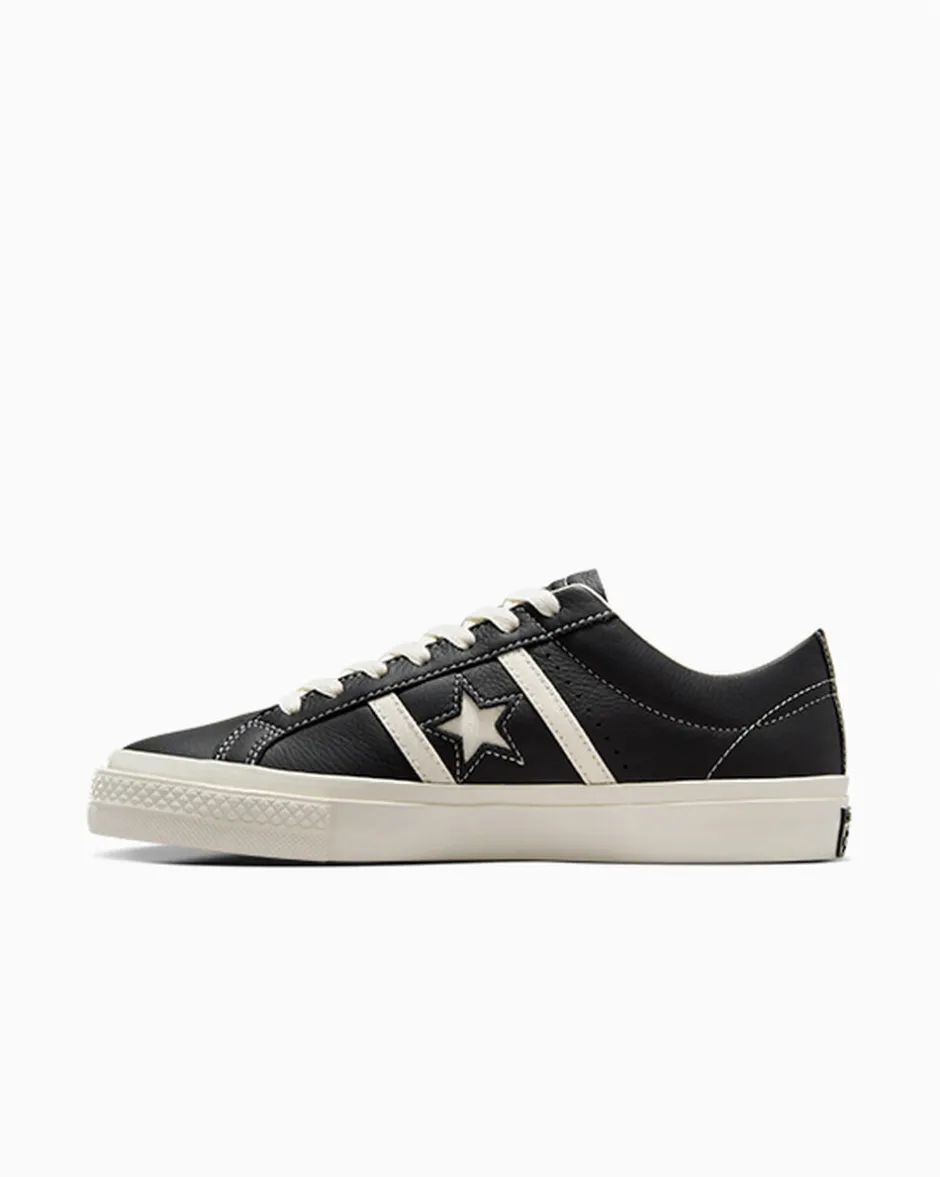 Converse Modelli Bassi|One Star<CONS One Star Academy Pro Leather Nero/Egret/Egret