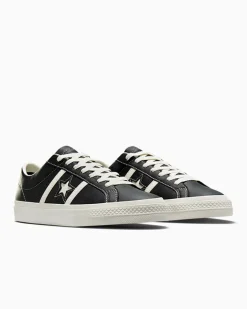 Converse Modelli Bassi|One Star<CONS One Star Academy Pro Leather Nero/Egret/Egret