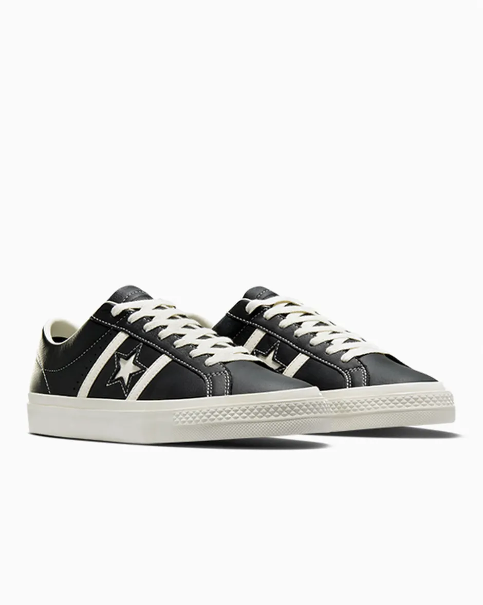 Converse Modelli Bassi|One Star<CONS One Star Academy Pro Leather Nero/Egret/Egret