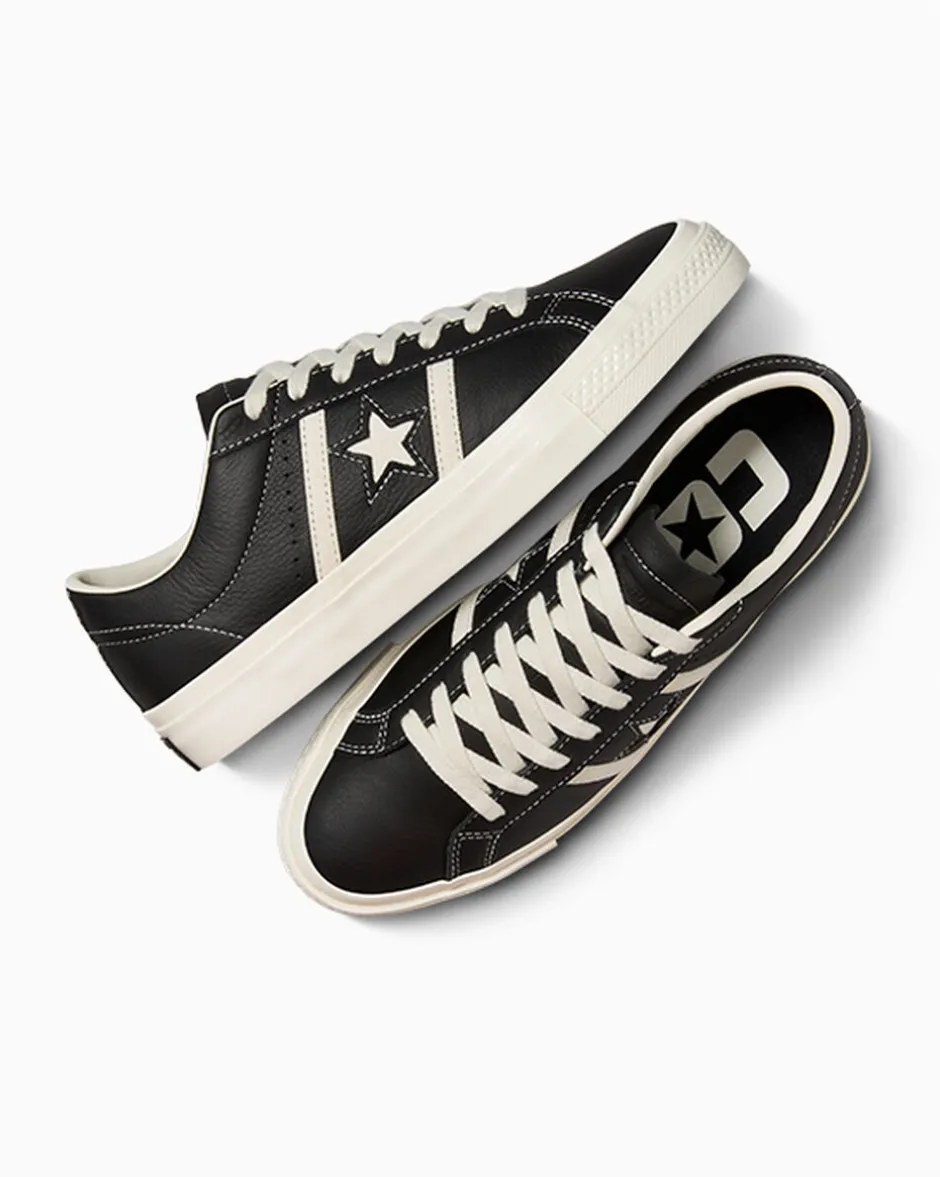 Converse Modelli Bassi|One Star<CONS One Star Academy Pro Leather Nero/Egret/Egret