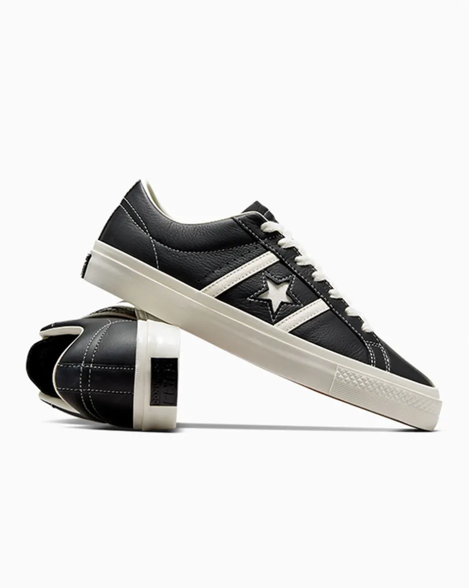 Converse Modelli Bassi|One Star<CONS One Star Academy Pro Leather Nero/Egret/Egret
