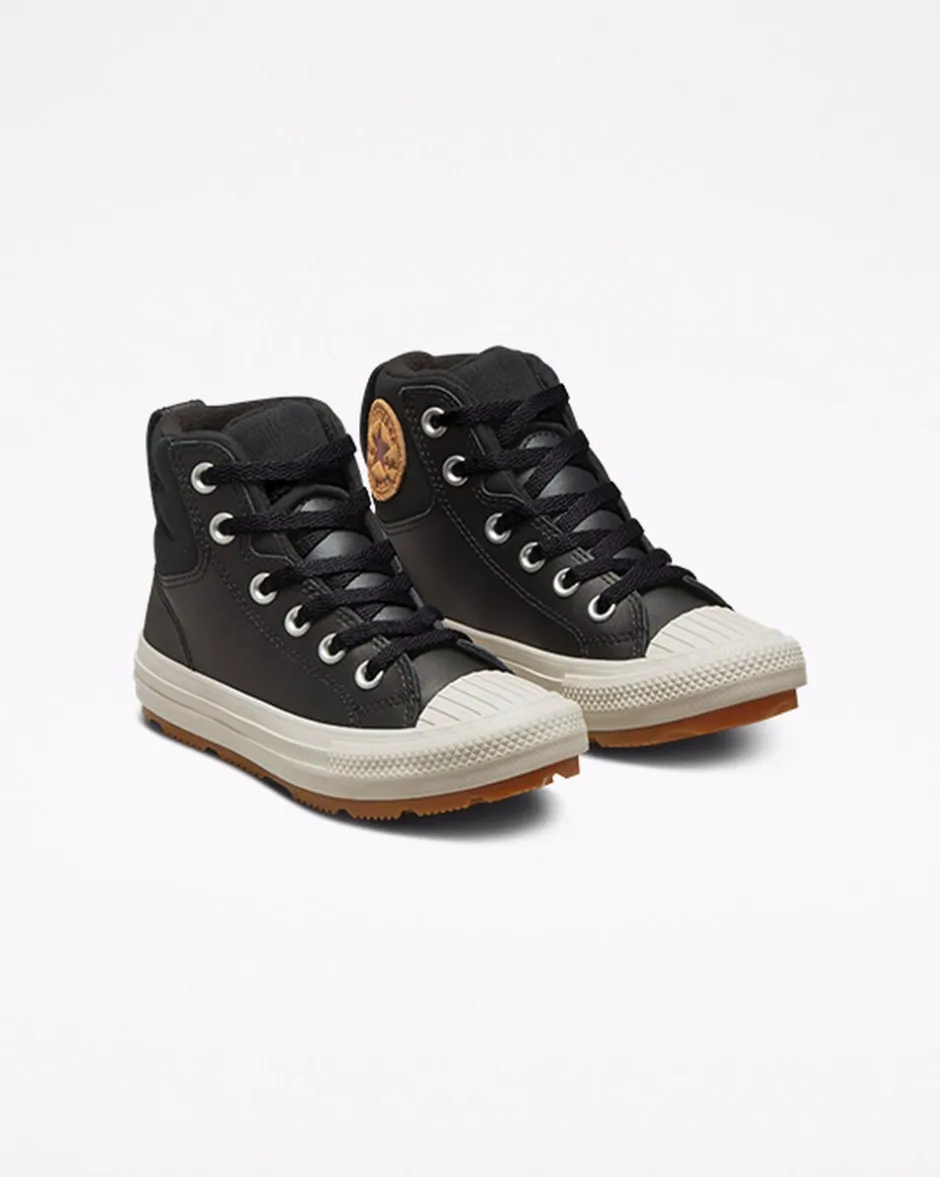 Converse Ragazzi (Età 8-12 Anni)|Ragazzo<Color Leather Chuck Taylor All Star Berkshire Boot Nero/Nero/Stucco beige