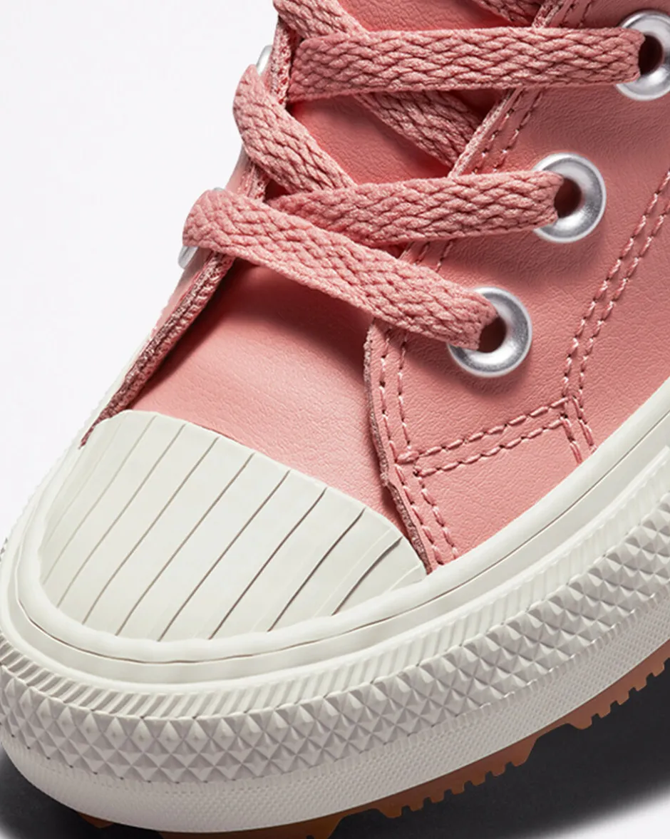 Converse Ragazzi (Età 8-12 Anni)|Ragazzo<Color Leather Chuck Taylor All Star Berkshire Boot Rosa ruggine/Rosa ruggine/Stucco beige