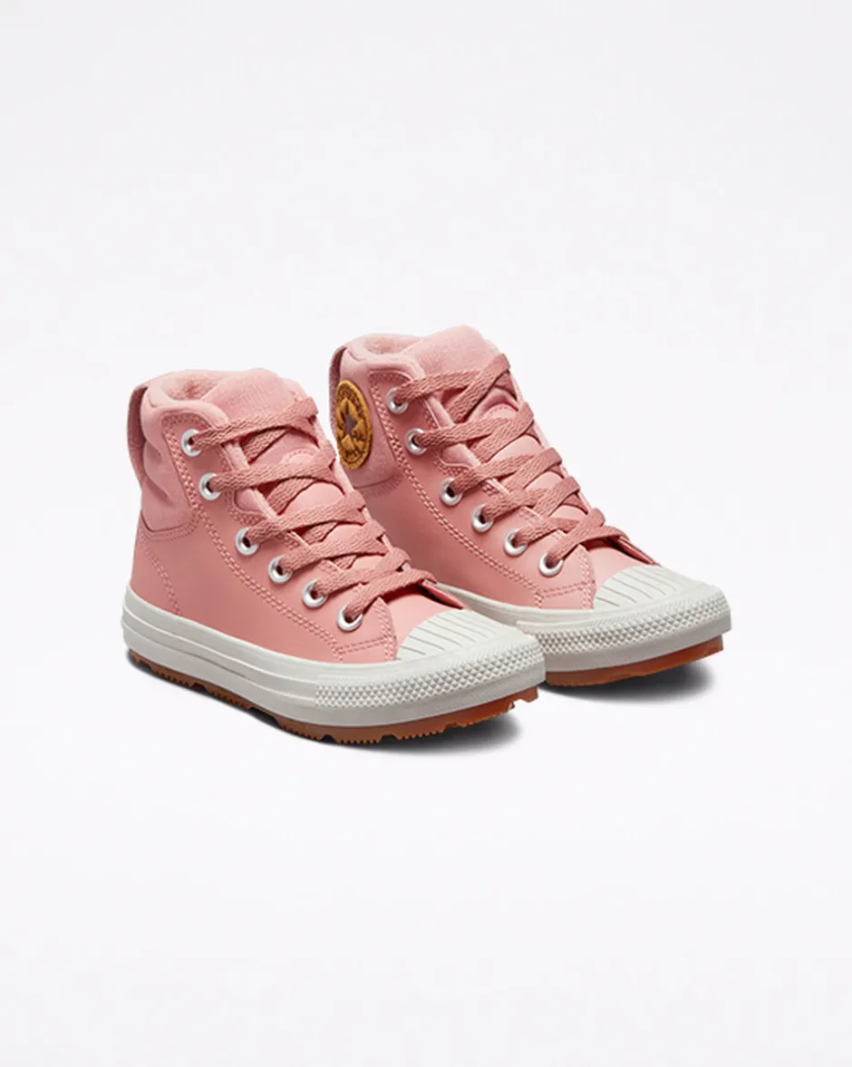 Converse Ragazzi (Età 8-12 Anni)|Ragazzo<Color Leather Chuck Taylor All Star Berkshire Boot Rosa ruggine/Rosa ruggine/Stucco beige