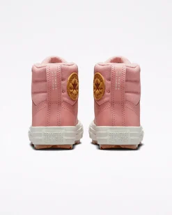 Converse Ragazzi (Età 8-12 Anni)|Ragazzo<Color Leather Chuck Taylor All Star Berkshire Boot Rosa ruggine/Rosa ruggine/Stucco beige