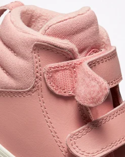 Converse Neonati E Bimbi Piccoli (Età 0-4 Anni)|Bambini (Età 4-8 Anni)<Color Leather Easy-On Chuck Taylor All Star Berkshire Boot Rosa ruggine/Rosa ruggine/Stucco beige