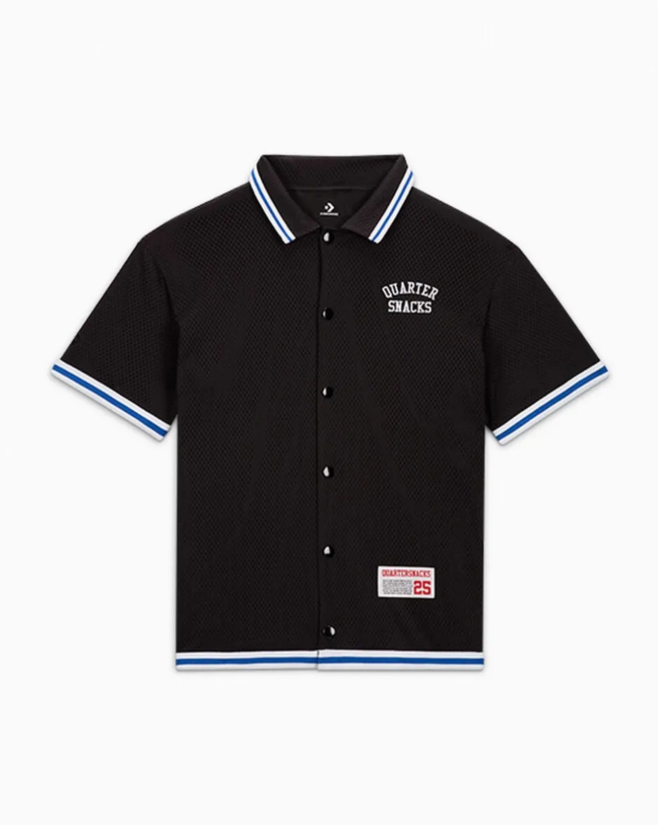 Converse Maglie E T-Shirt<CONS x Quartersnacks Warm Up Top Nero Converse