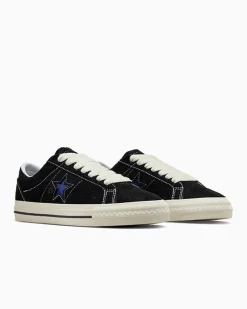 Converse Modelli Bassi|One Star<CONS x Quartersnacks One Star Pro Nero/Egret/Hyper Blue