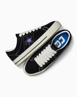 Converse Modelli Bassi|One Star<CONS x Quartersnacks One Star Pro Nero/Egret/Hyper Blue