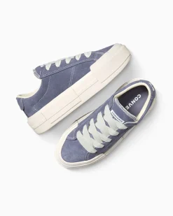 Converse Modelli Bassi<Cruise Suede Lavanda cenere/Bianco/Egret